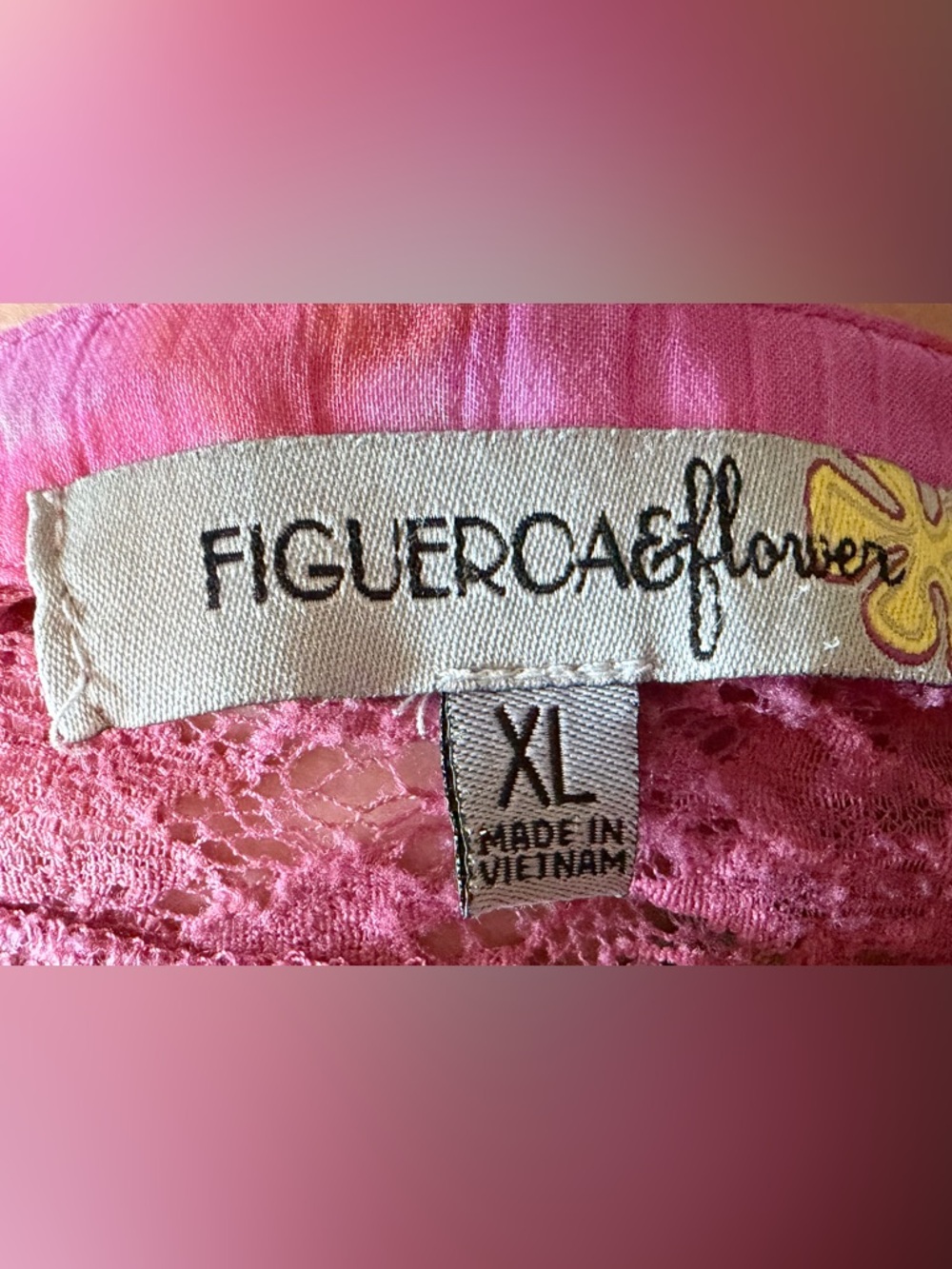 Figueroa & Flower Floral Sheer Button-Front Blouse - Pink/Multicolor πΊπ·πΌ - Picture 4 of 5